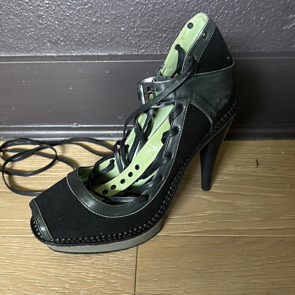 Italian - Sportmax lace up heels